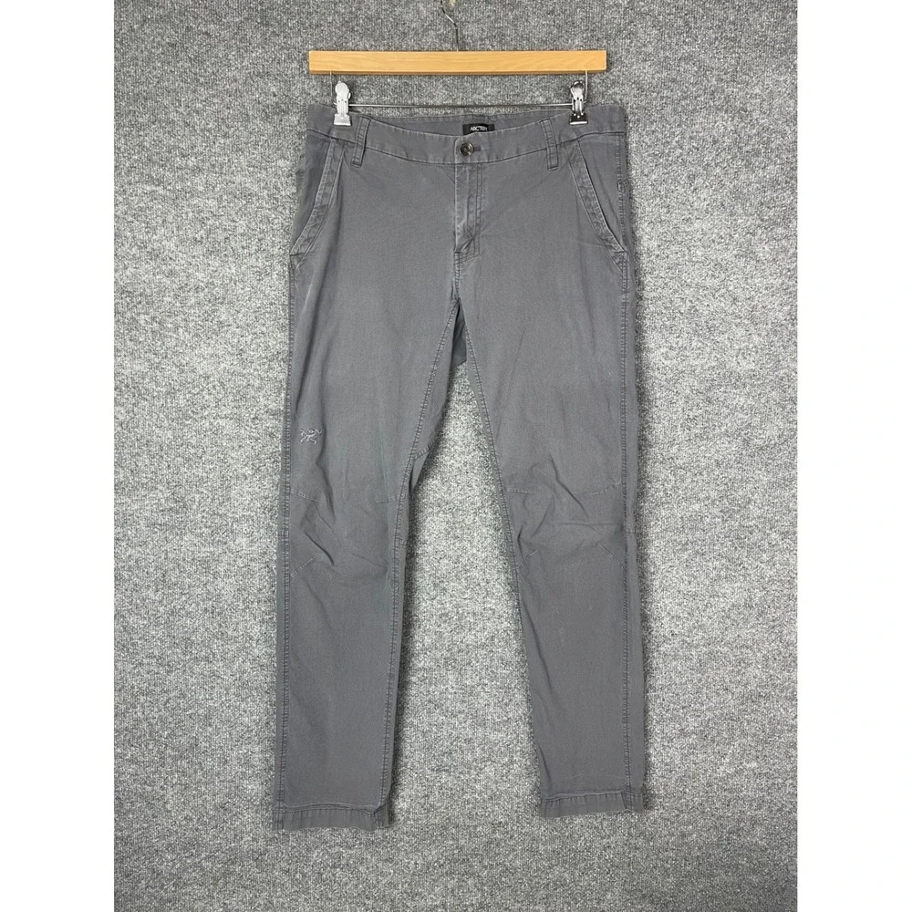 Arcteryx Mens Gray Atlin Chino Pants Casual Outdoor Hiking Trousers 36
